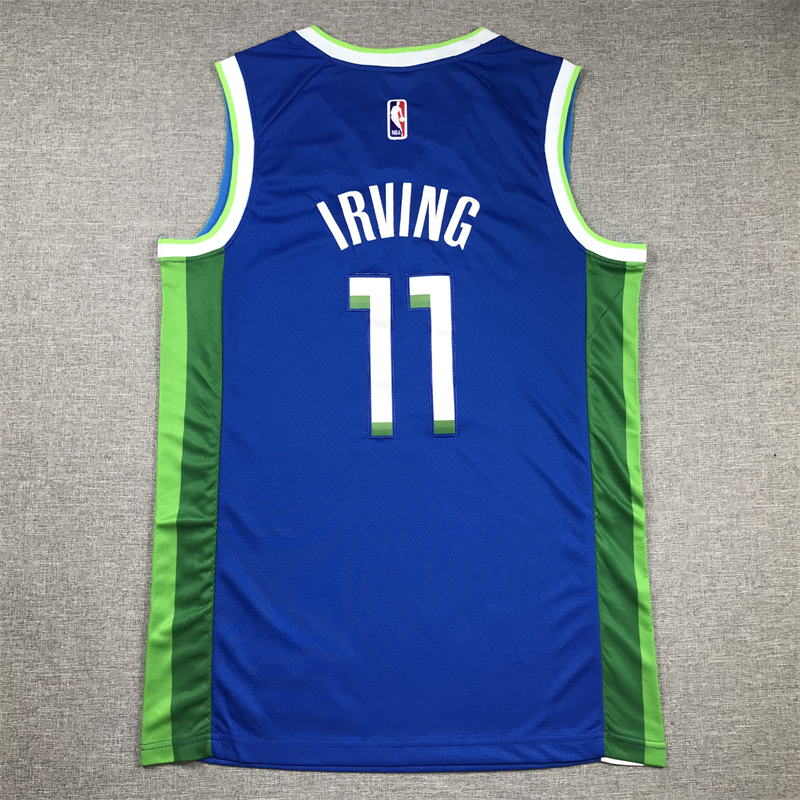 Men Dallas Mavericks 11 Irving Blue Nike 2025 NBA Jersey